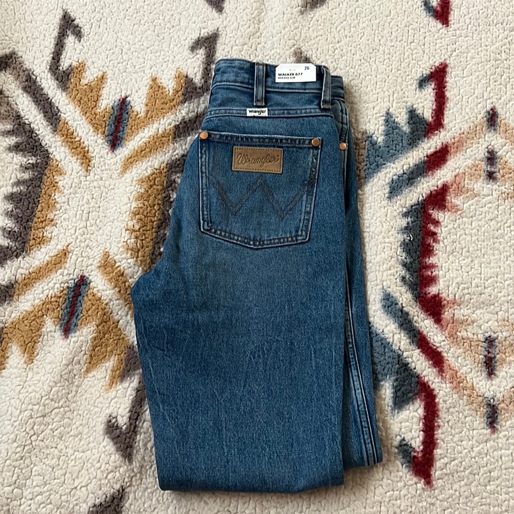 Wrangler high rise ankle jeans